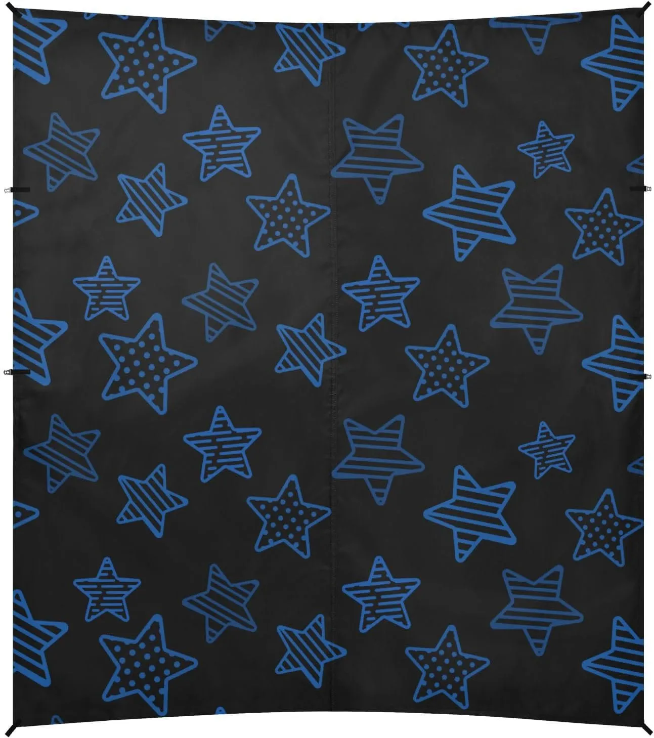 Different Stars Baby Blue Stable Beach Tent UPF50  Protection Easy Setup Large Sun Shelter with Sandbags and Shovel for Backyard and Camping