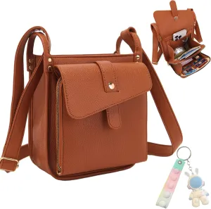Dollver Crossbody Purse - Unique Design Crossbody Leather Bag, Dollver Crossbody Bag Handbags