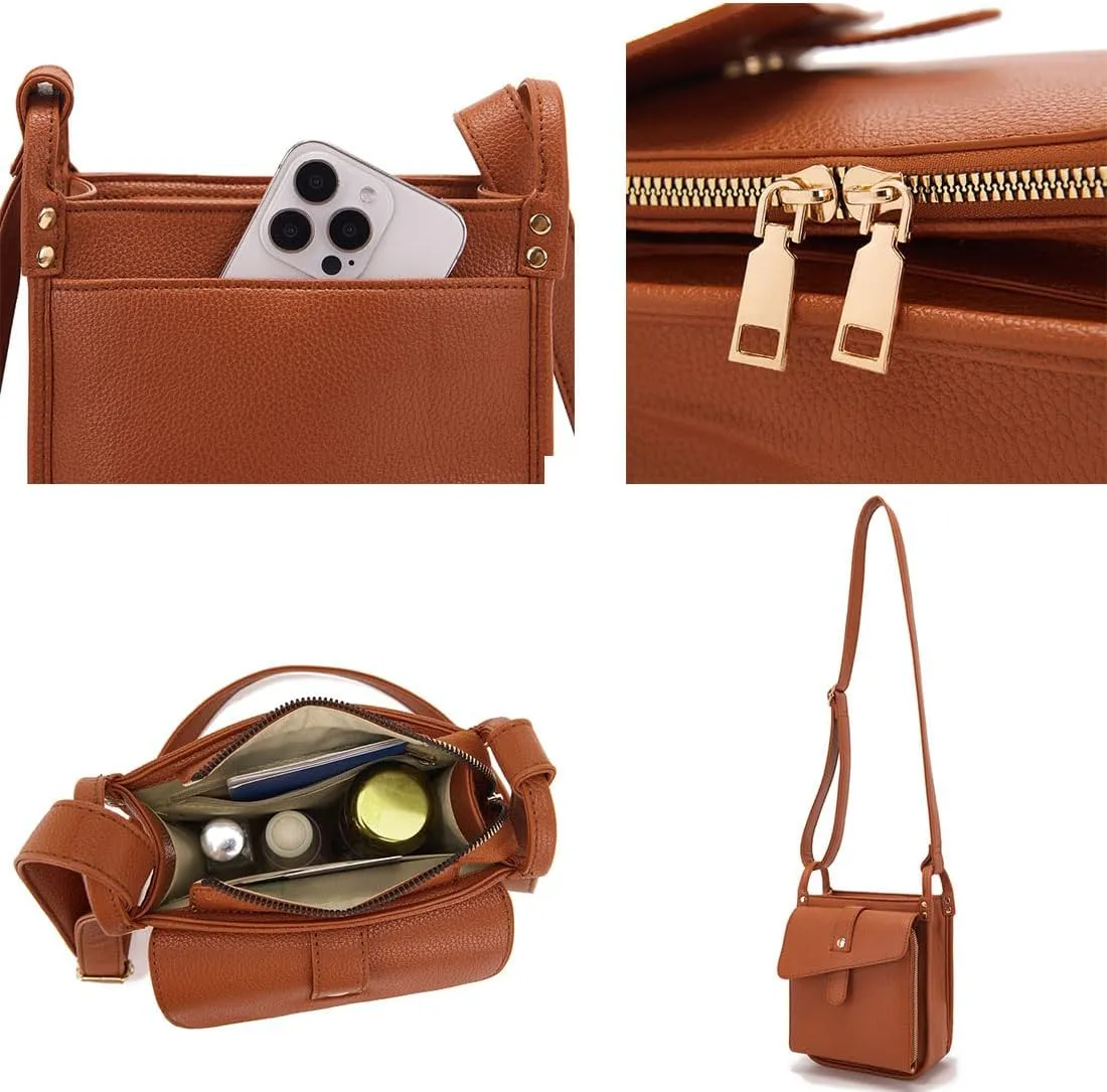 Dollver Crossbody Purse - Unique Design Crossbody Leather Bag, Dollver Crossbody Bag Handbags