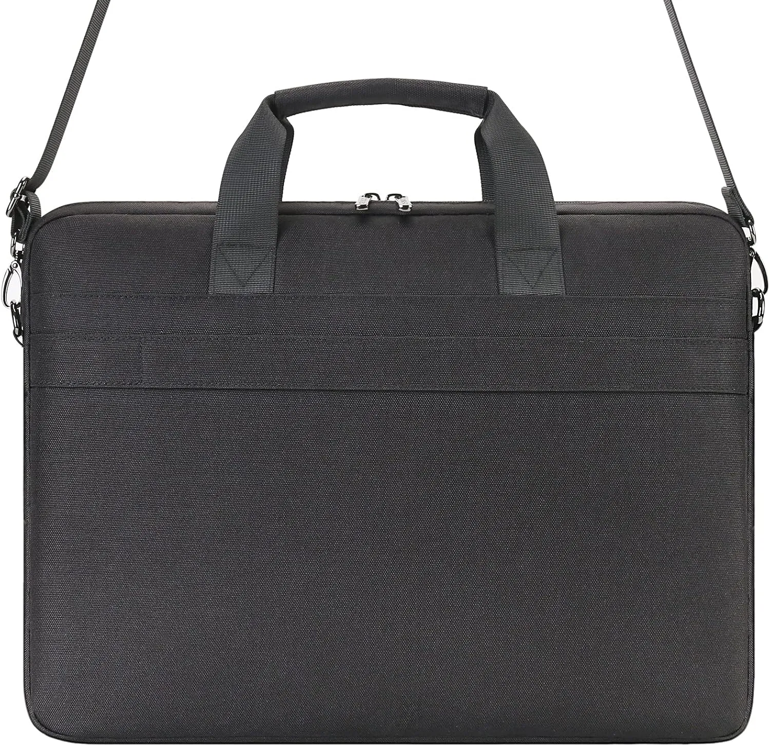 DOMISO 14 inch Laptop Bag Business Briefcase Water-resistant Notebook Messenger Shoulder Bag for 14" MacBook Pro/Lenovo IdeaPad ThinkPad/HP Stream 14 Chromebook 14/ASUS ZenBook,Black