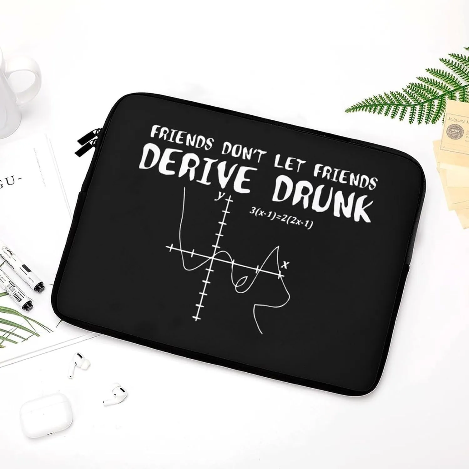 Don't Let Friends Derive Drunk1 Fashion Laptop Sleeve Bag Computer Carrying Case for Business Office Travel
