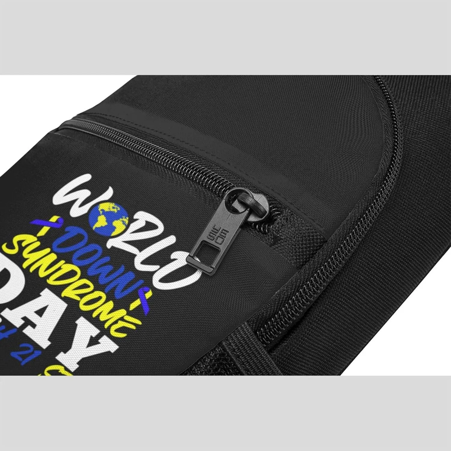 Down Syndrome Awareness Trisomy 21 Crossbody Bags Adjustable Leisure Travel Crossbody Shoulder Bag Unisex