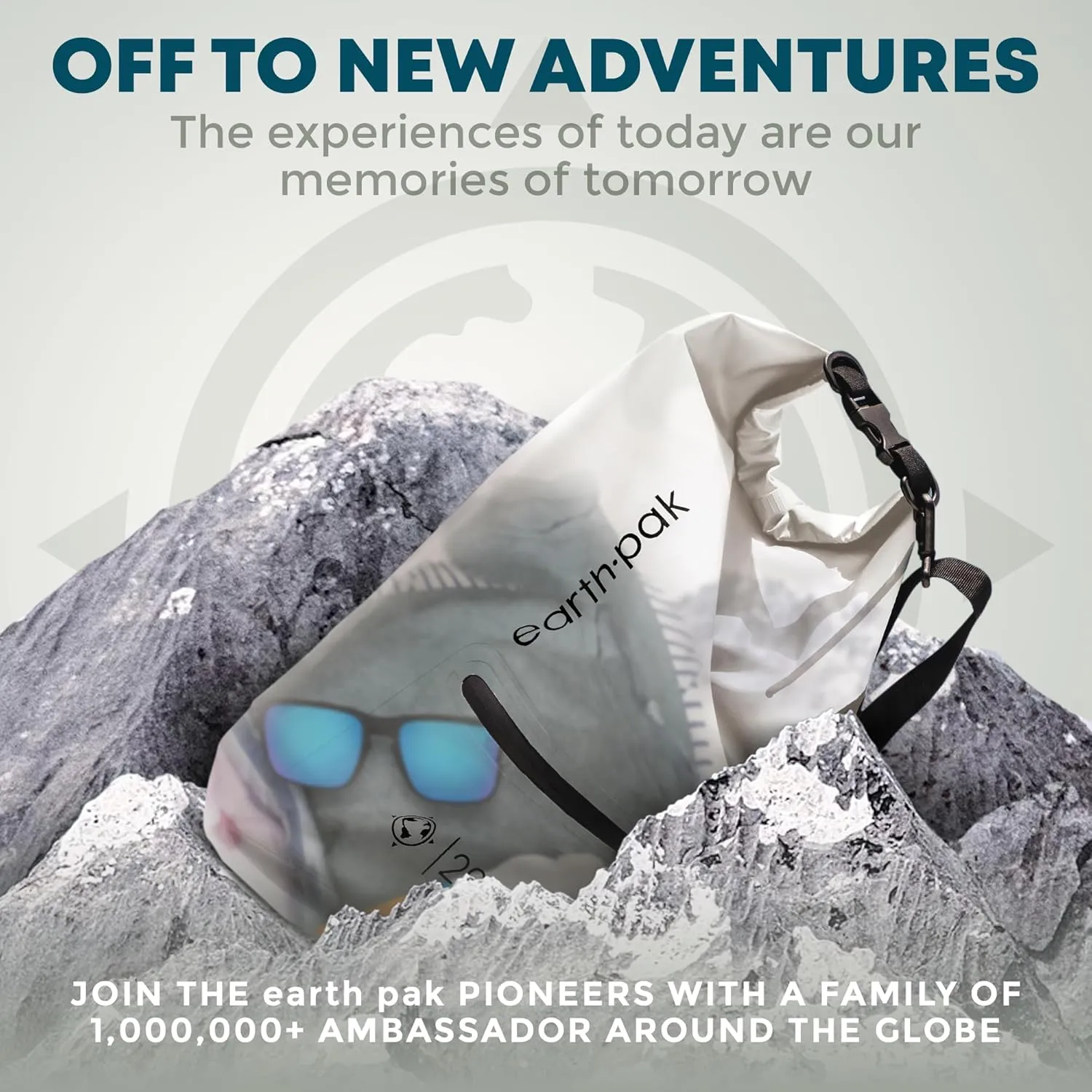 Earth Pak Waterproof Dry Bag with Zippered Pocket - Waterproof Dry Bag Backpack Keeps Gear Dry