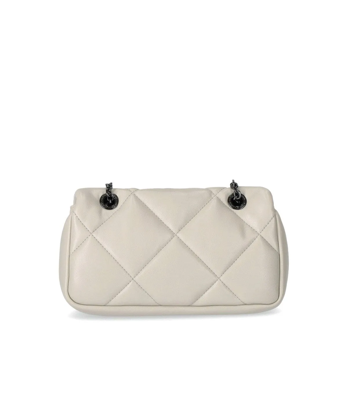 Emporio Armani Cream Small Quilted Crossbody Bag