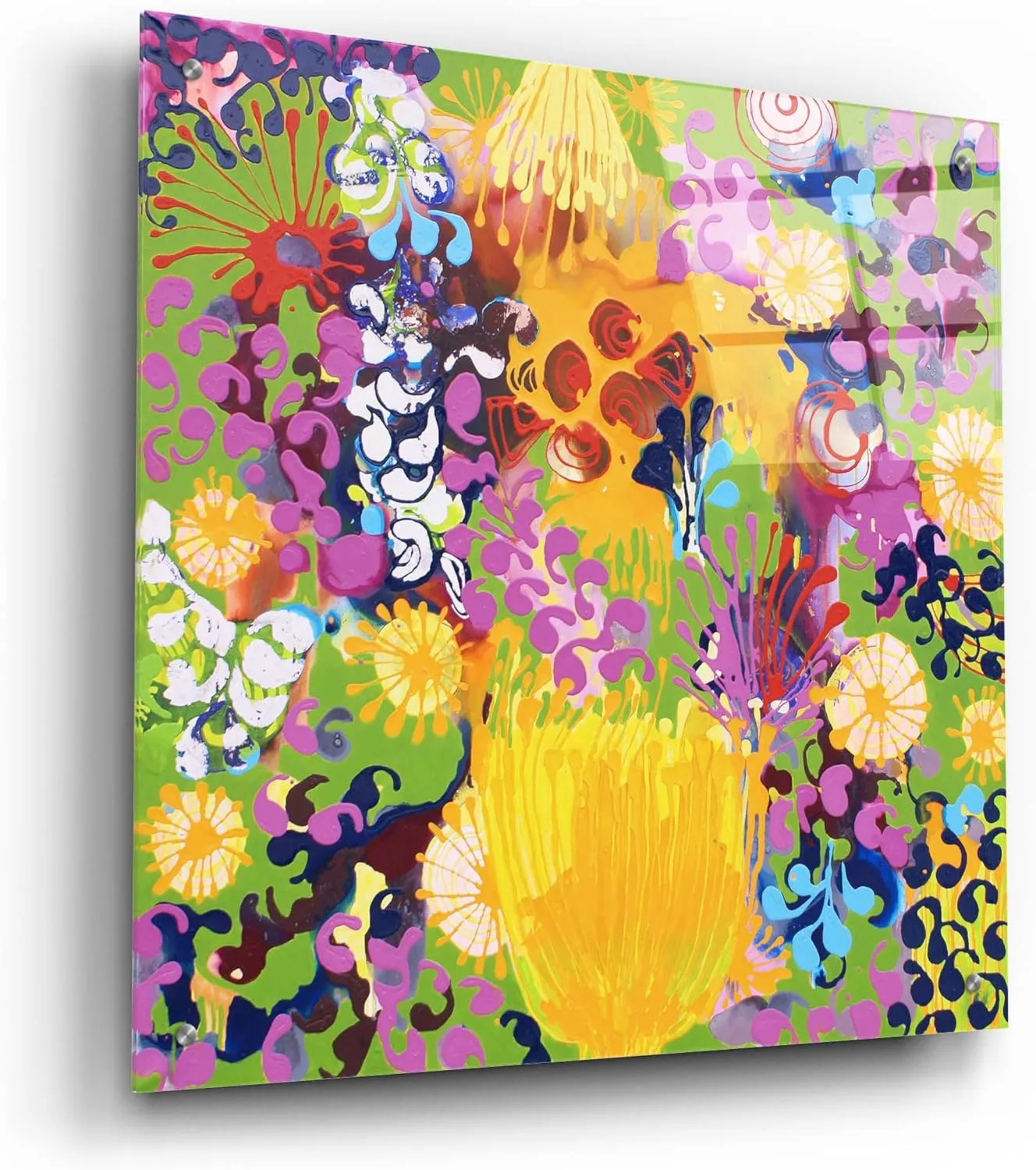 Epic Art ' Hard Candy' by Sofie Siegmann, Acrylic Glass Wall Art, 24"x24"