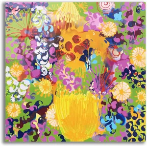 Epic Art ' Hard Candy' by Sofie Siegmann, Acrylic Glass Wall Art, 24"x24"