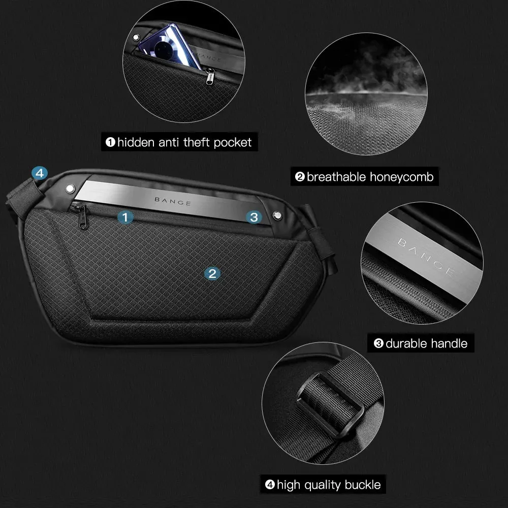 Ethan | BANGE Anti-Theft Crossbody Sling Travel Bag