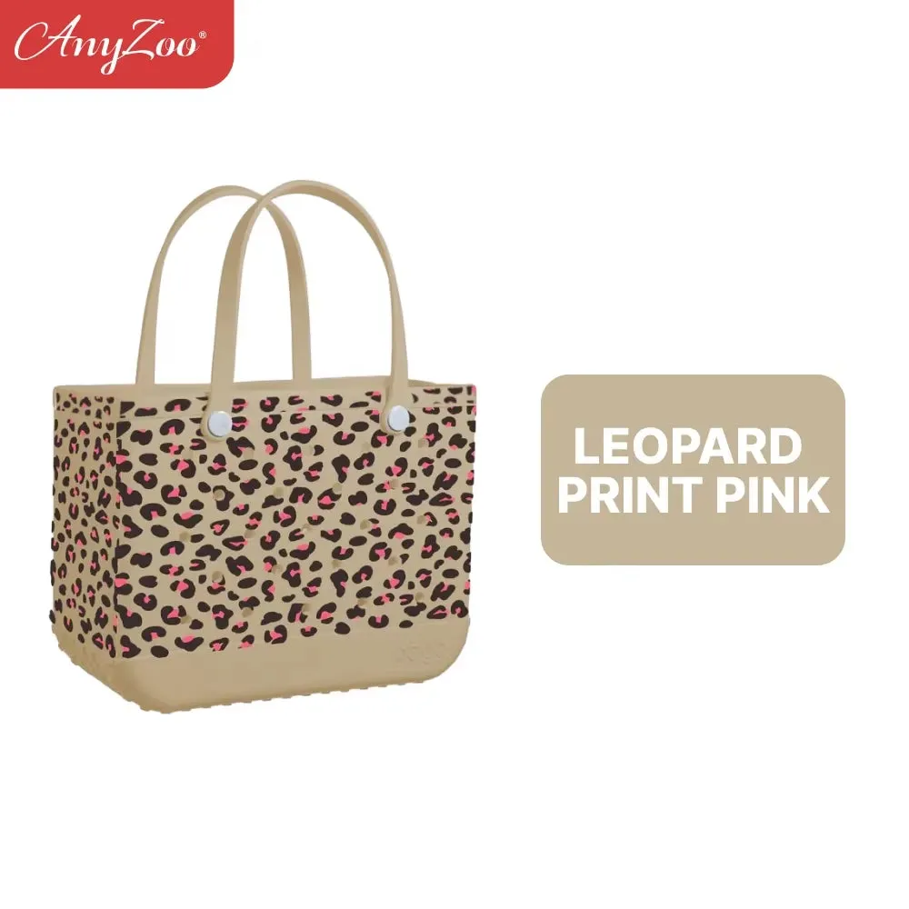 Eva Plastic Printed Tote Bag Waterproof Travel Handbag Women'S Beach Sports Bag Printed Handbag Family Bag Outdoor Beach Bag