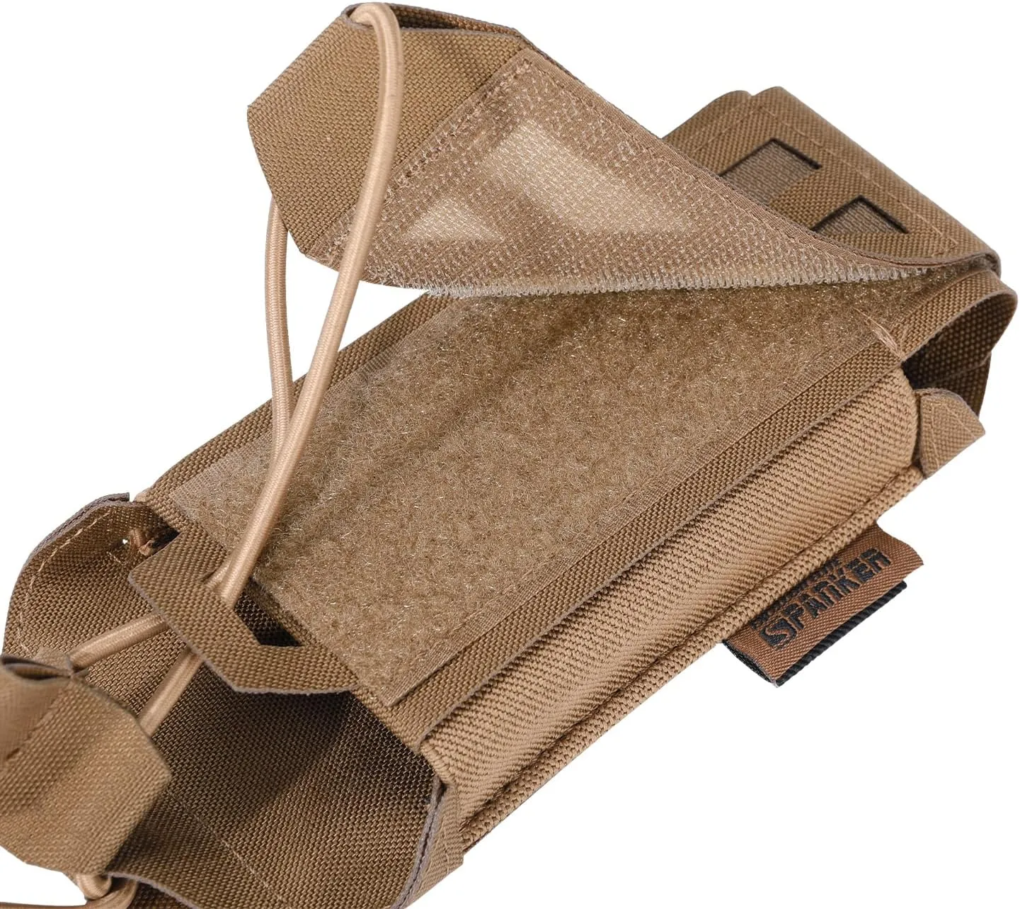 EXCELLENT ELITE SPANKER Tactical Universal Radio Holster Holder Molle Radio Pouch Adjustable for Duty Belt,Vest for Two Ways Walkie Talkie