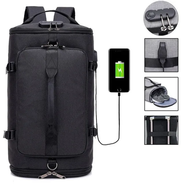 Exclusive discounts XA684WA Sport Training backpack Men State-of-the-art Gymtas Sac Outdoor USB Sports for Laptop Anti-theft Gym Bags Tas Travel Bag Sack De Fitness