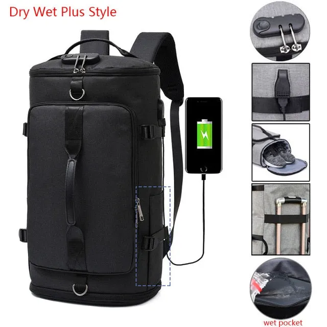 Exclusive discounts XA684WA Sport Training backpack Men State-of-the-art Gymtas Sac Outdoor USB Sports for Laptop Anti-theft Gym Bags Tas Travel Bag Sack De Fitness
