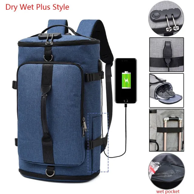Exclusive discounts XA684WA Sport Training backpack Men State-of-the-art Gymtas Sac Outdoor USB Sports for Laptop Anti-theft Gym Bags Tas Travel Bag Sack De Fitness