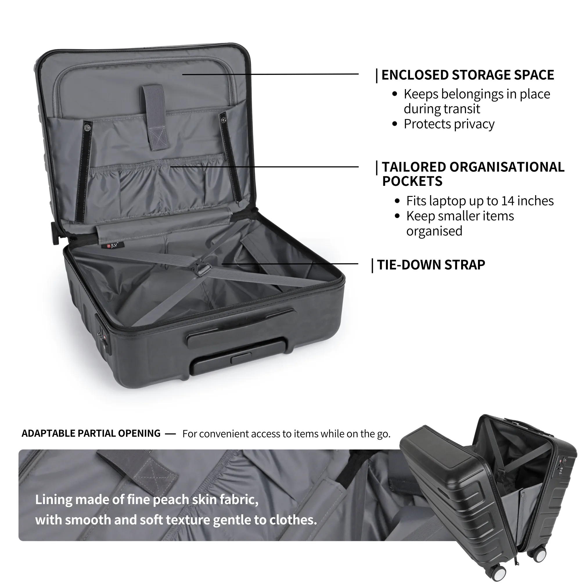 Executive - Lightweight - Cabin Suitcase (40.5cm)