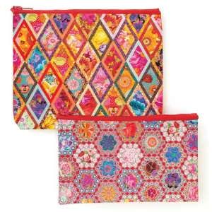 Fabulous Florals Eco Pouch Set 2/Pkg