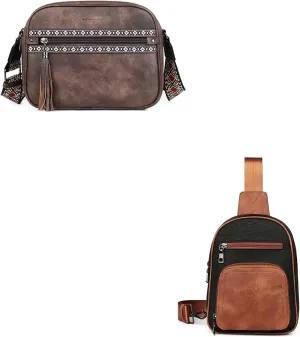 FADEON Crossbody Bags Purses for Women and Sling Bags for Women