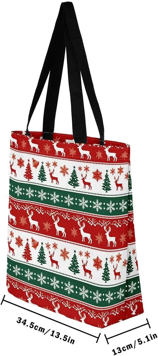 Fall Gnome Canvas Tote Bag Maple Leaves Sunflower Sandproof Beach Bag,Thanksgiving Pumpkin Handbag for Women
