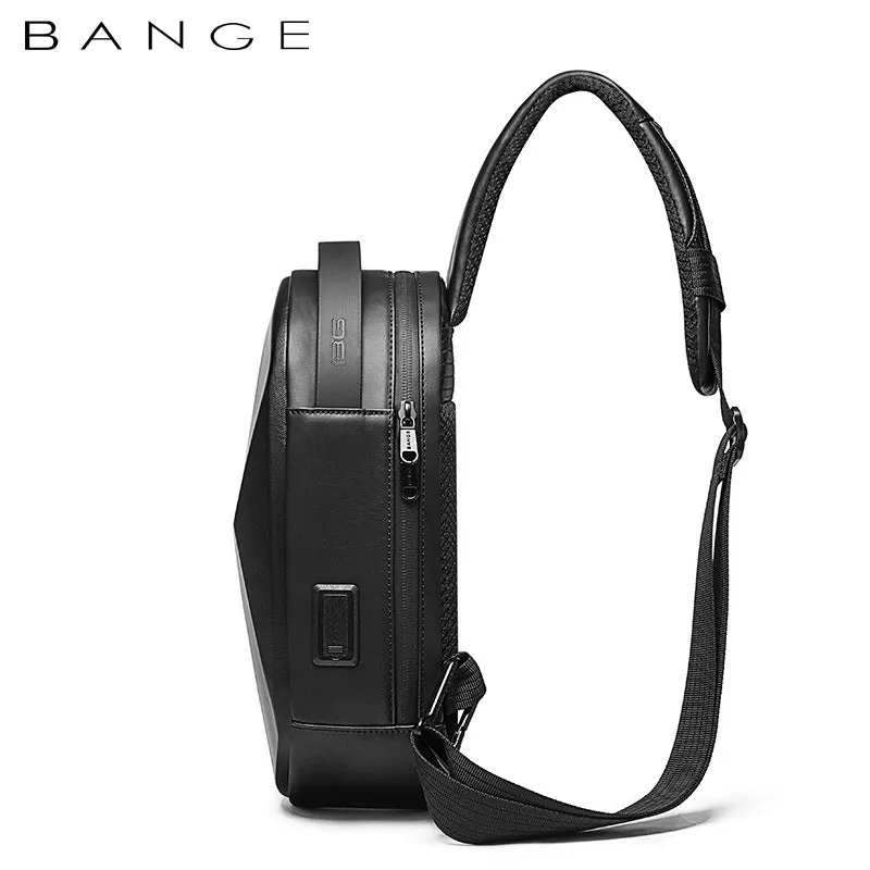 Fashion Men's Hard Shell Polyhedron Trendy Men's Chest Bags