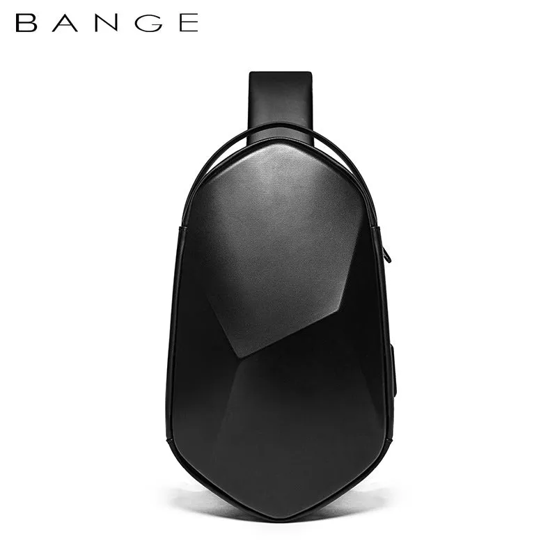 Fashion Men's Hard Shell Polyhedron Trendy Men's Chest Bags