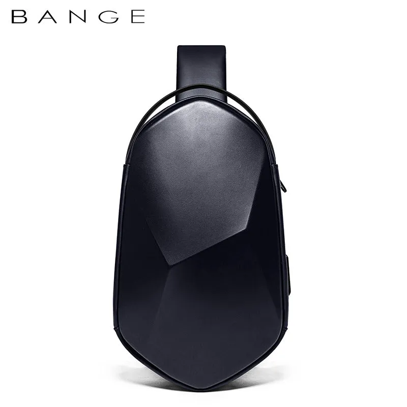 Fashion Men's Hard Shell Polyhedron Trendy Men's Chest Bags