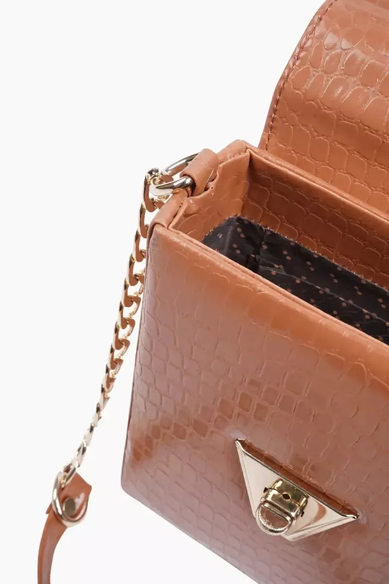 Fashion Mobile Cross-body Sling Bag for Girls( Tan )