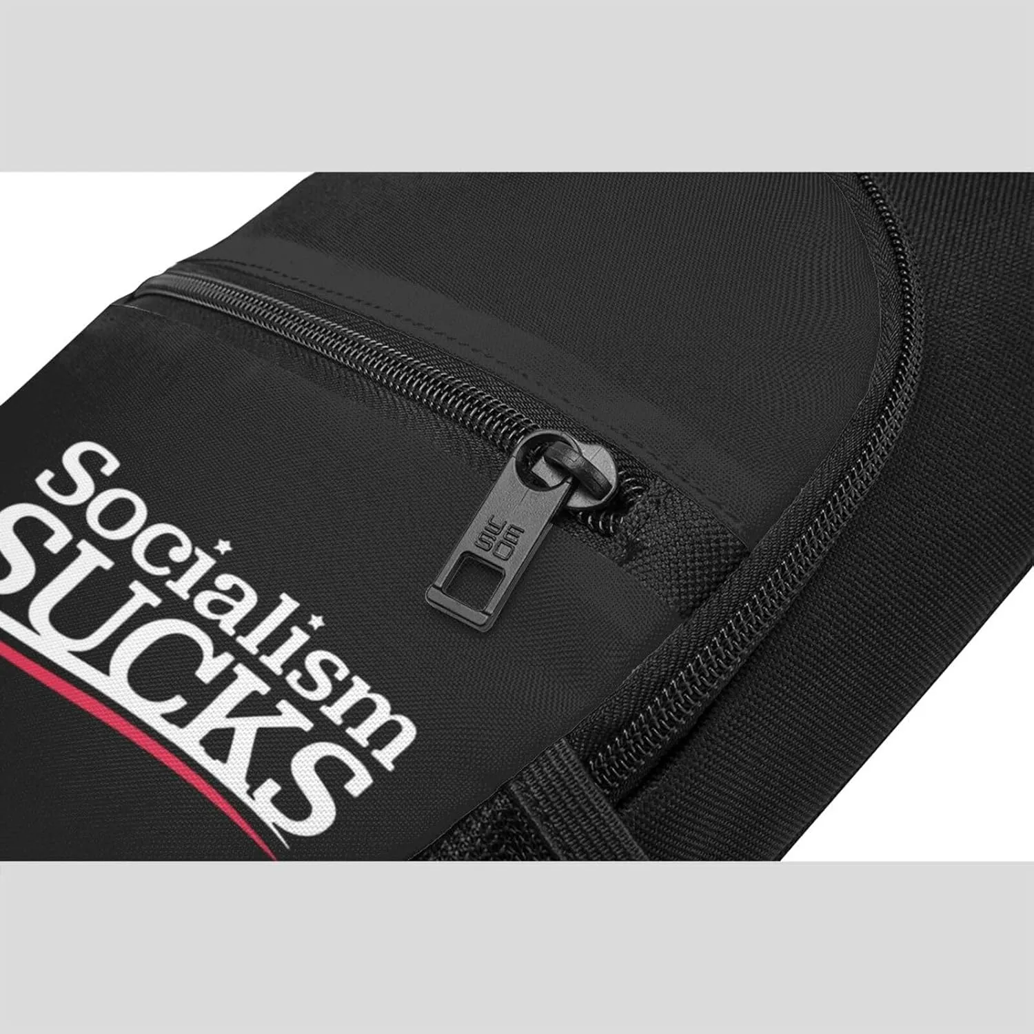 Fashion One-Shoulder Bag Socialism Sucks Anti-Theft Crossbody Shoulder Chest Bag