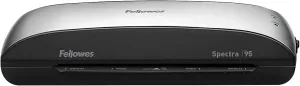 Fellowes® Spectra™ 95 Laminator With Combo Kit, 9 1/2" Entry Width, 3"H x 14 1/2"W x 7"D, Silver/Black