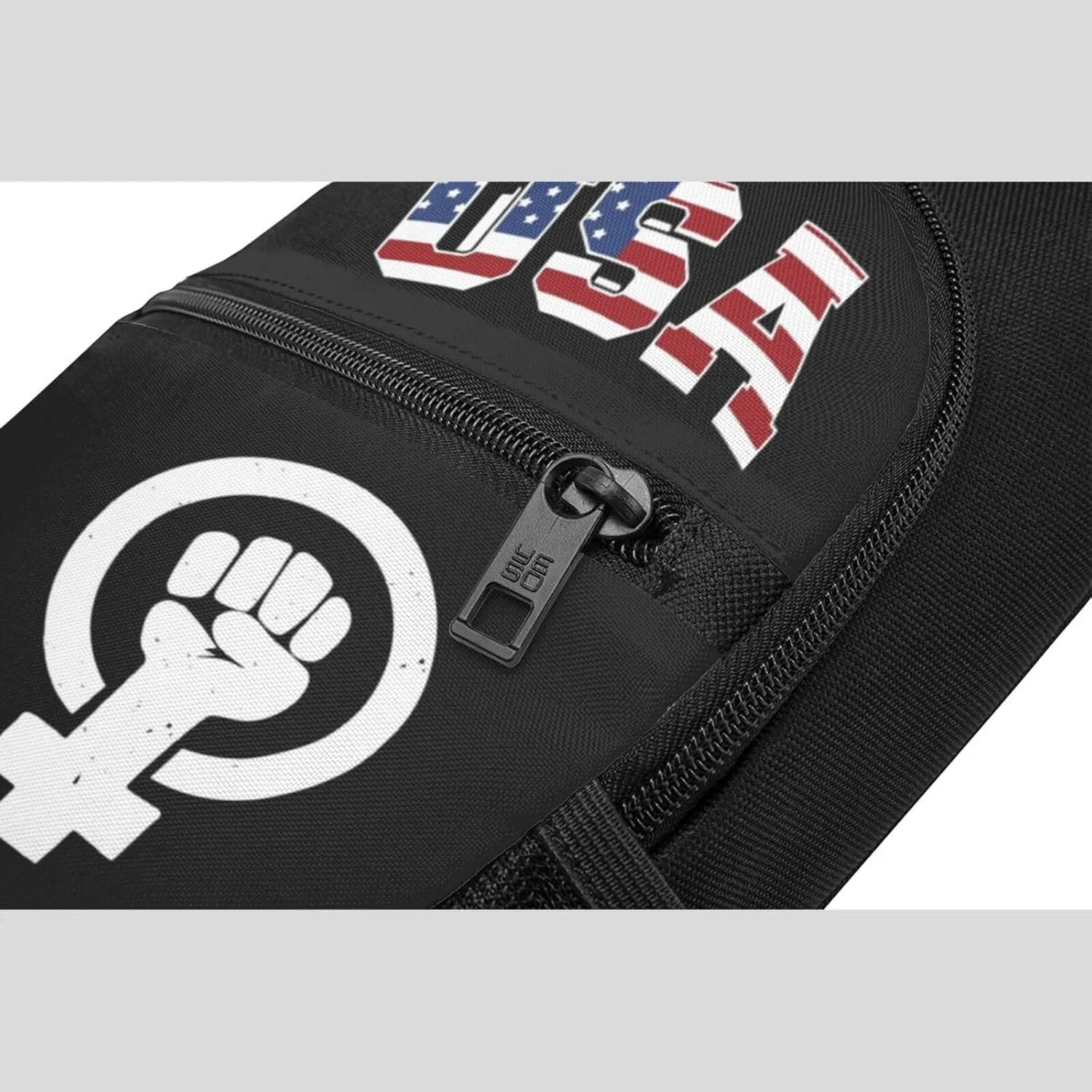 Feminist Fist Garden,Casual one-shoulder crossbody chest bag, fashionable crossbody chest bag