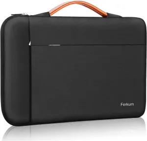 Ferkurn Laptop Case Bag Chromebook Case Sleeve for MacBook Air/Pro, Dell Inspiron, ASUS Zenbook, HP Pavilion, Lenovo IdeaPad, Samsung Chromebook, Acer, Computer Carrying Bag Cover, Black, 11 Inch