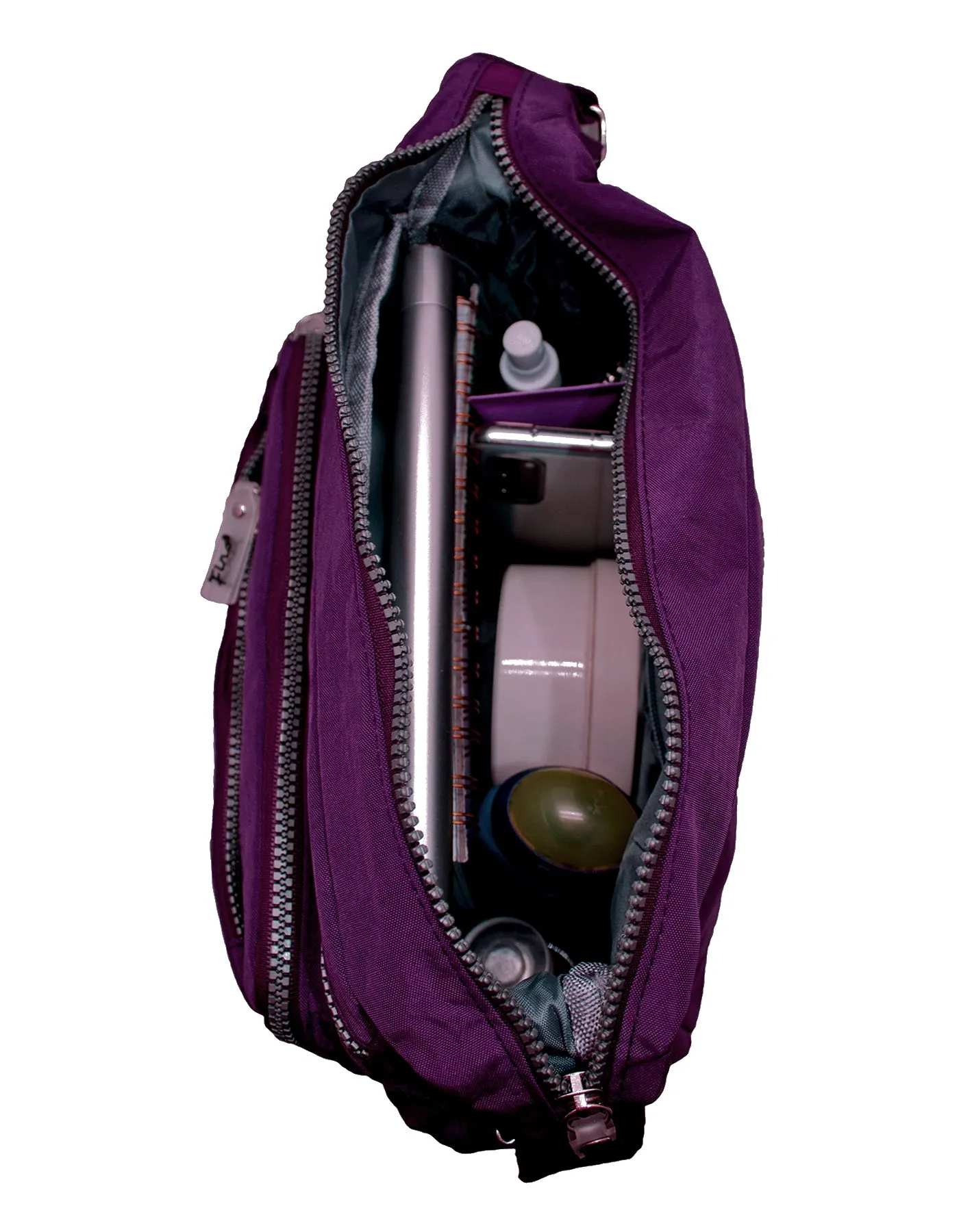 Fino SK-7738 Unisex Waterproof Ultra-Light Crinkle Nylon Crossbody Bag