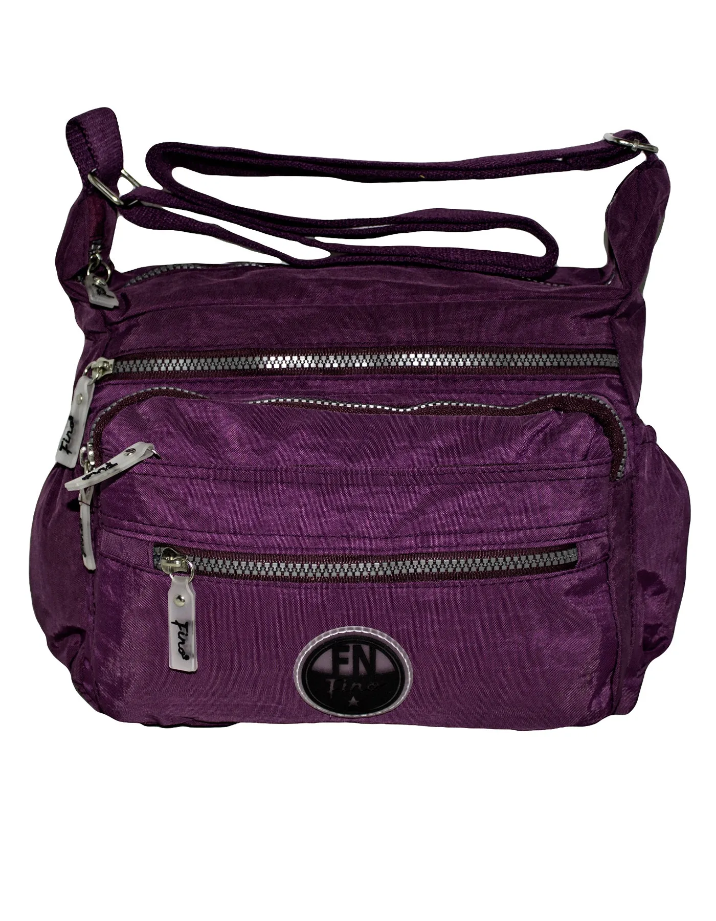 Fino SK-7738 Unisex Waterproof Ultra-Light Crinkle Nylon Crossbody Bag
