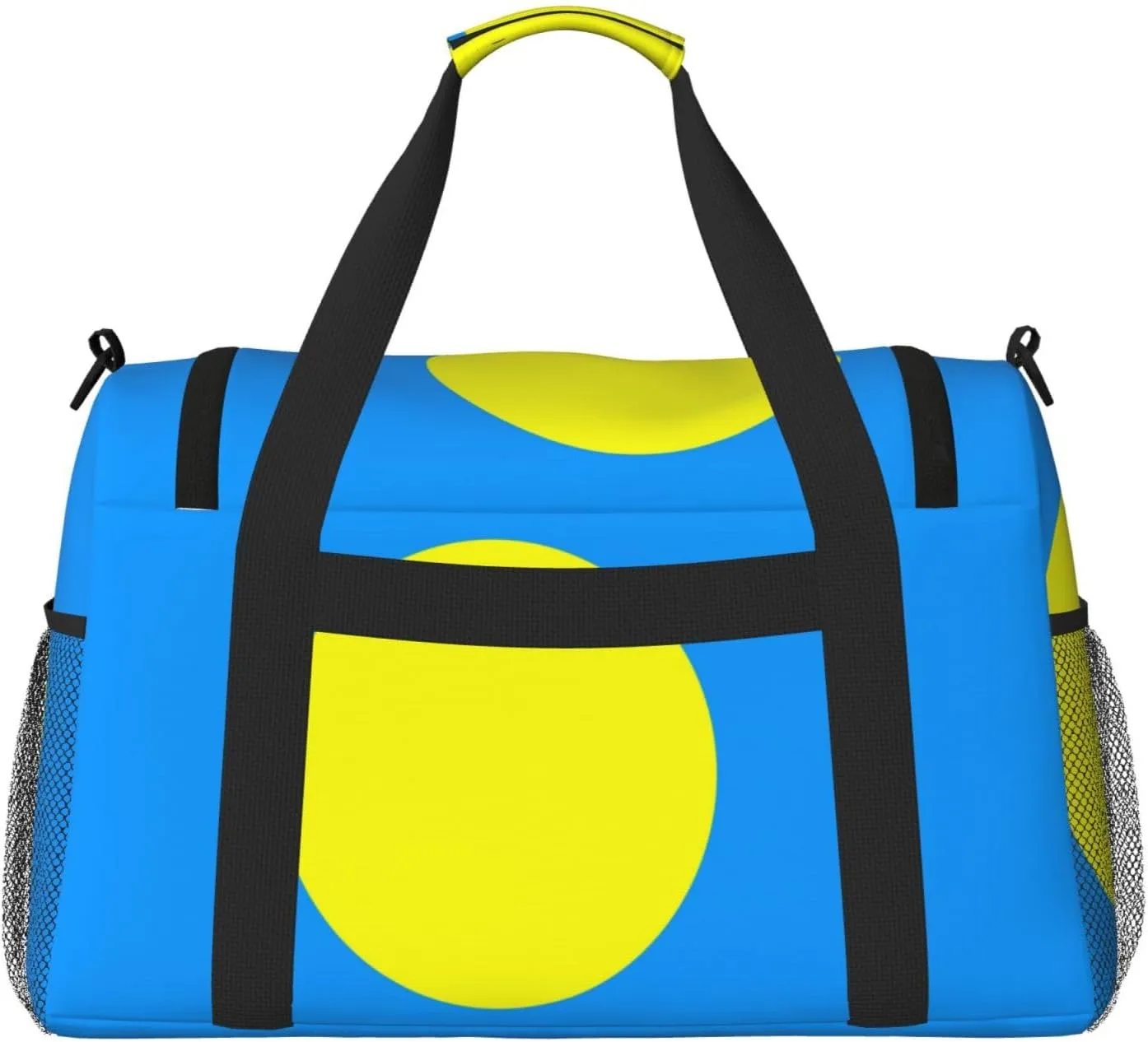 Flag Of Palau Travel Duffel Bag Large Foldable Waterproof Overnight Bag For Beach Swim Bags Pool Sports Gym