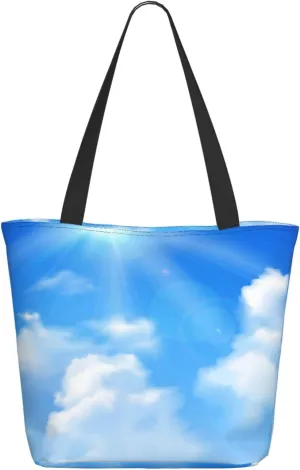 Flaming Soccer Ball Tote Bag for Women, Travel Tote Handbags for Gym