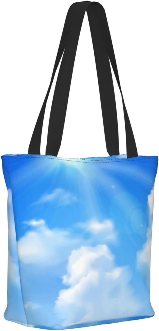 Flaming Soccer Ball Tote Bag for Women, Travel Tote Handbags for Gym