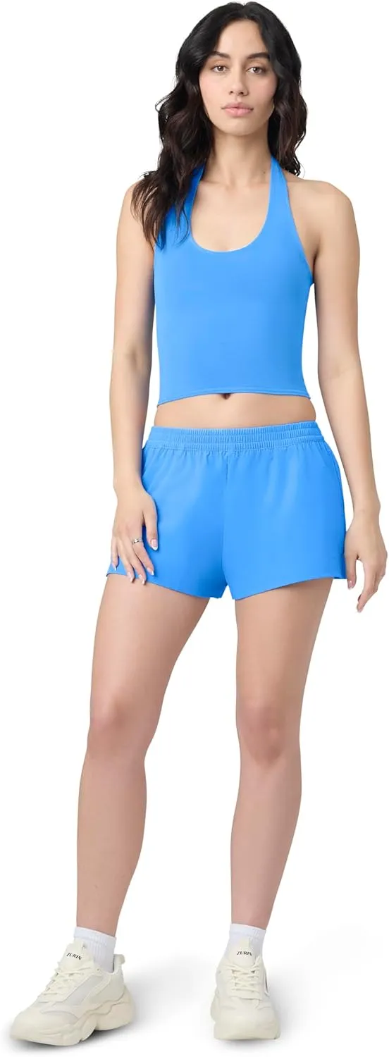 florence by mills Women's Gym Later Collection Sporty Terry Halter Top