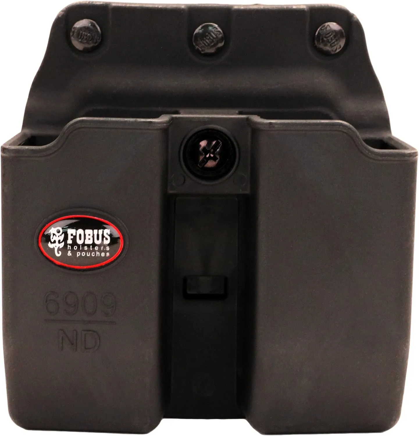 Fobus 6909NDRB, Double Mag Pouch, 9mm, 357, & 40 Caliber, Roto Belt, Black