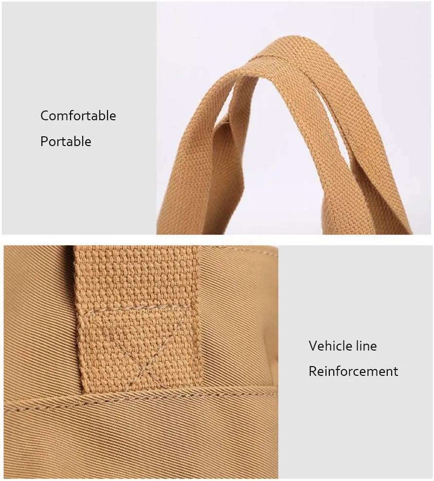 Foldable Tote Bag With Zipper, Large Purses for Women Shoulder Bag,Top Handle Satchel Handbag for Travel Work S-1044
