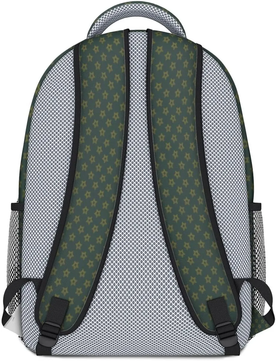 Football Backpack for Boys Girls, School High Capacity Football Laptop Bag Casual Daypack For Adults Men Fan Gifts