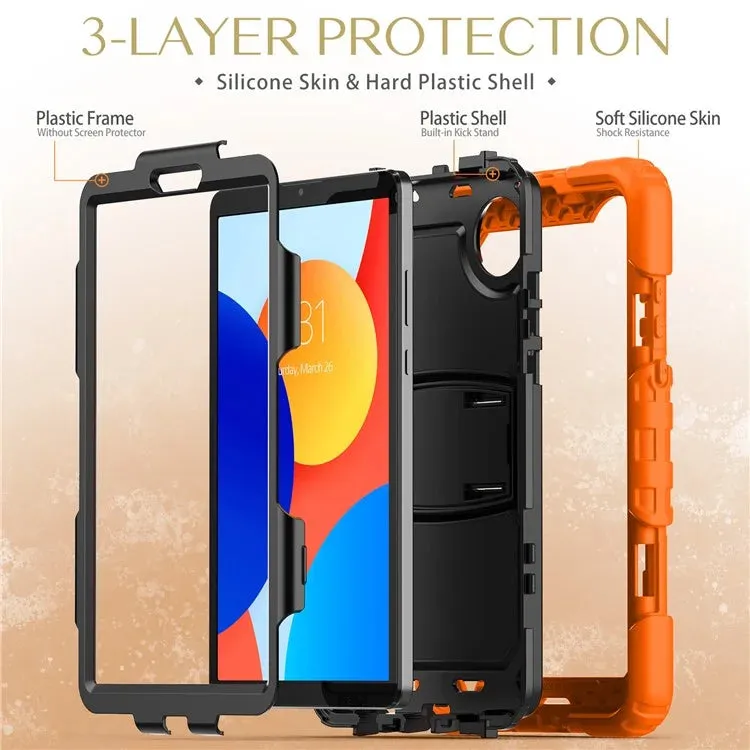 For Xiaomi Redmi Pad SE 4G 8.7 inch Case Kickstand PC Silicone Tablet Cover