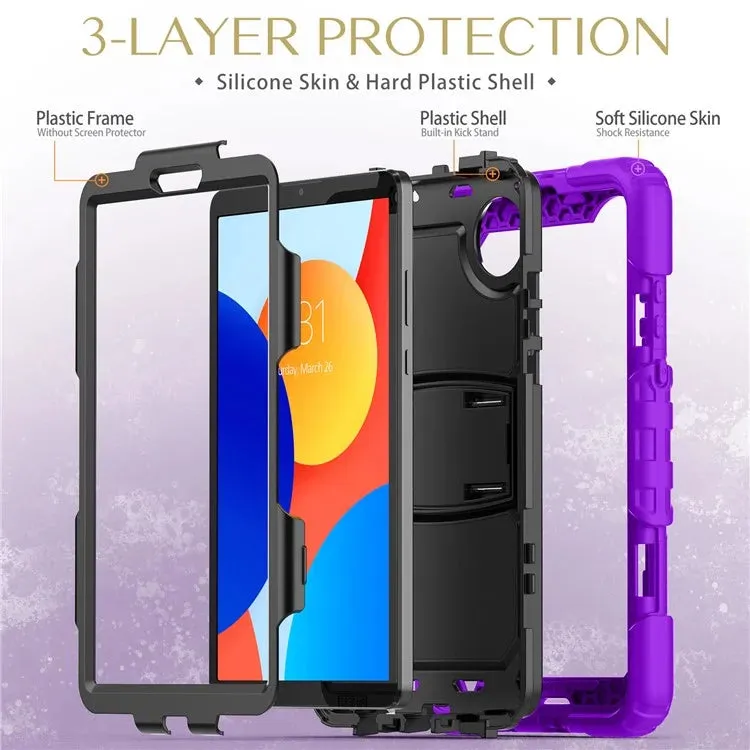 For Xiaomi Redmi Pad SE 4G 8.7 inch Case Kickstand PC Silicone Tablet Cover