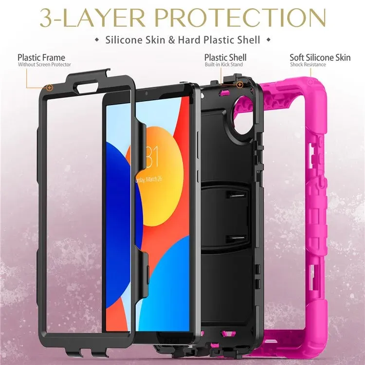 For Xiaomi Redmi Pad SE 4G 8.7 inch Case Kickstand PC Silicone Tablet Cover