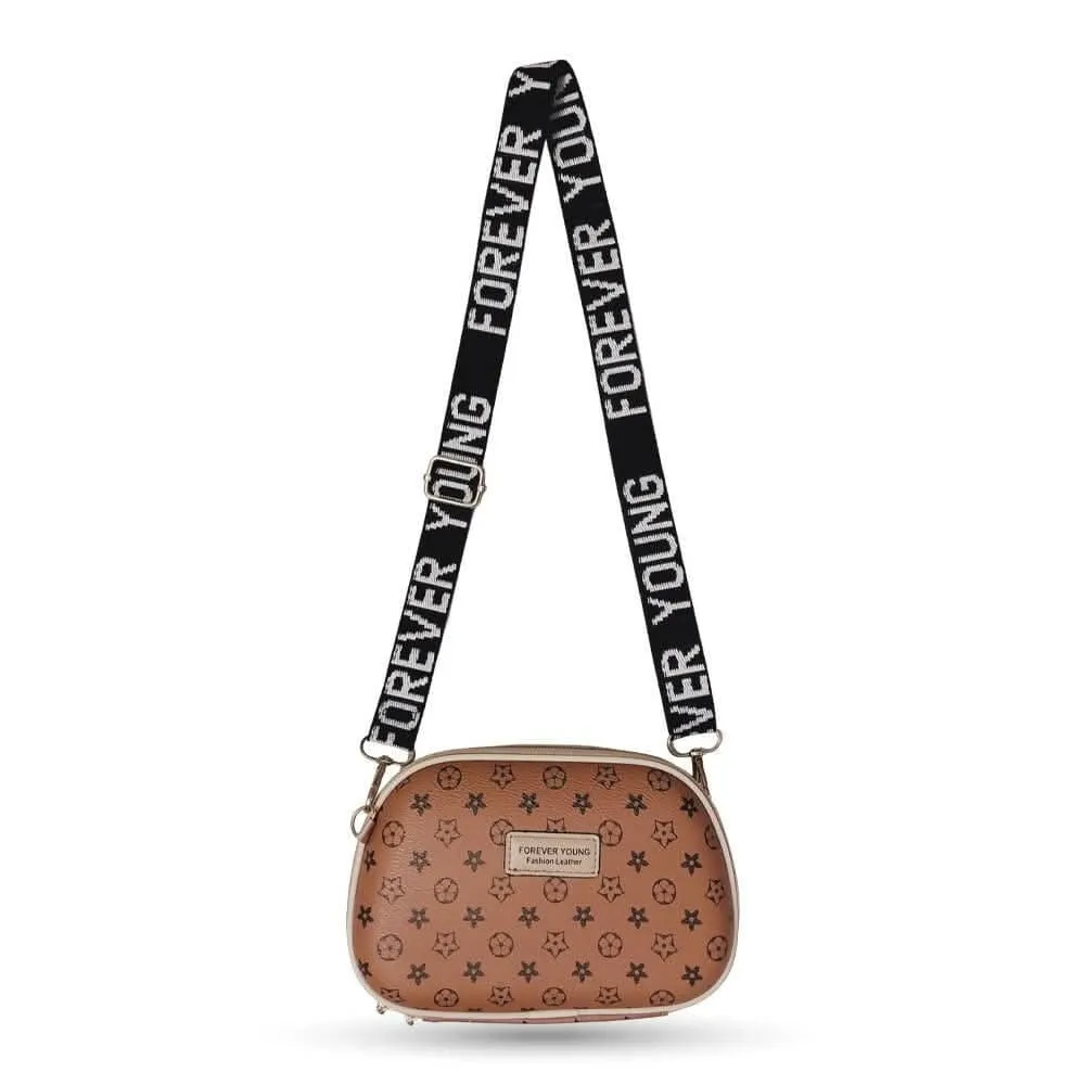 Forever Young Hard Shell Cosmetic Sling Bag
