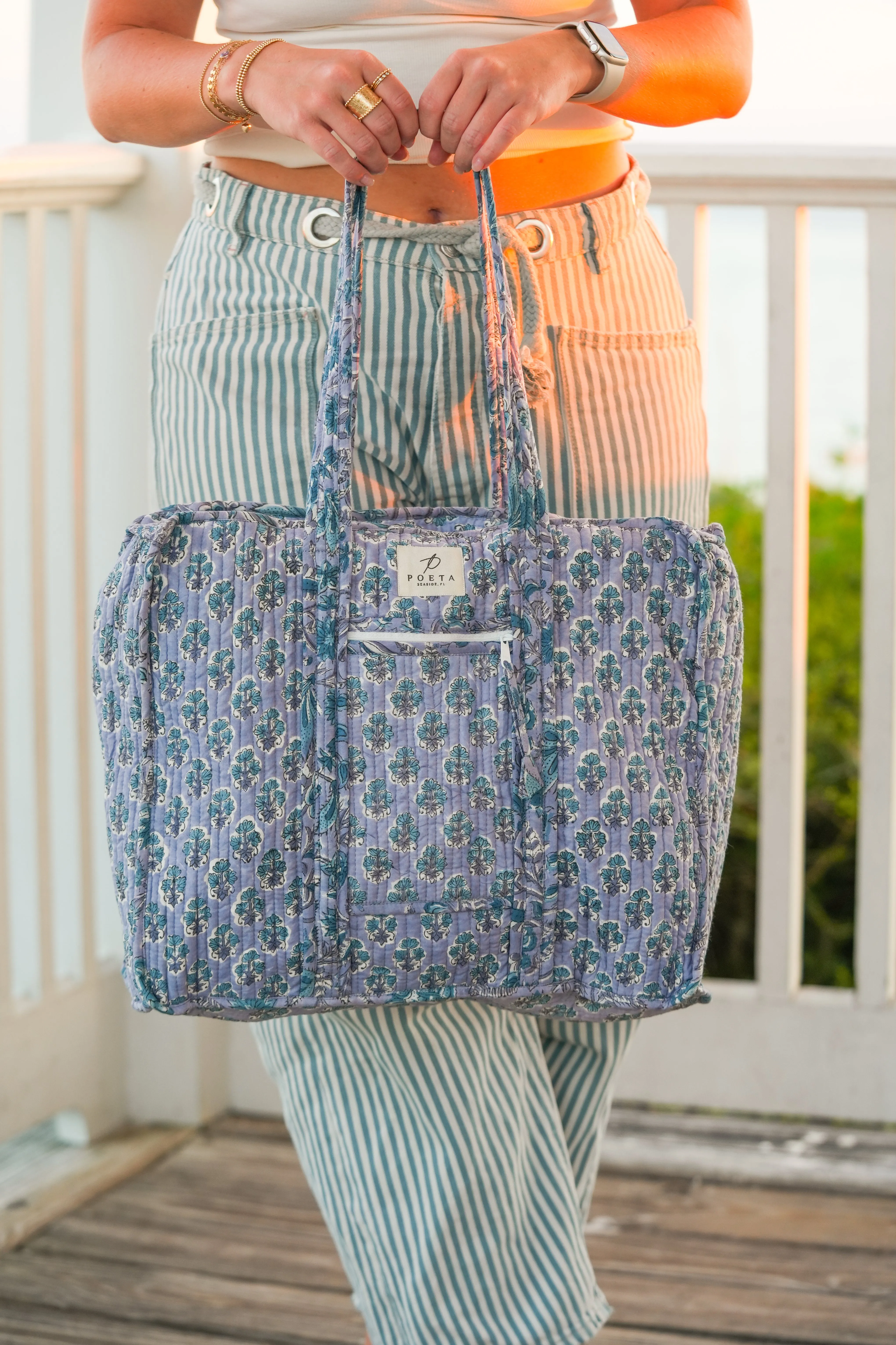 Frances Zipper Tote