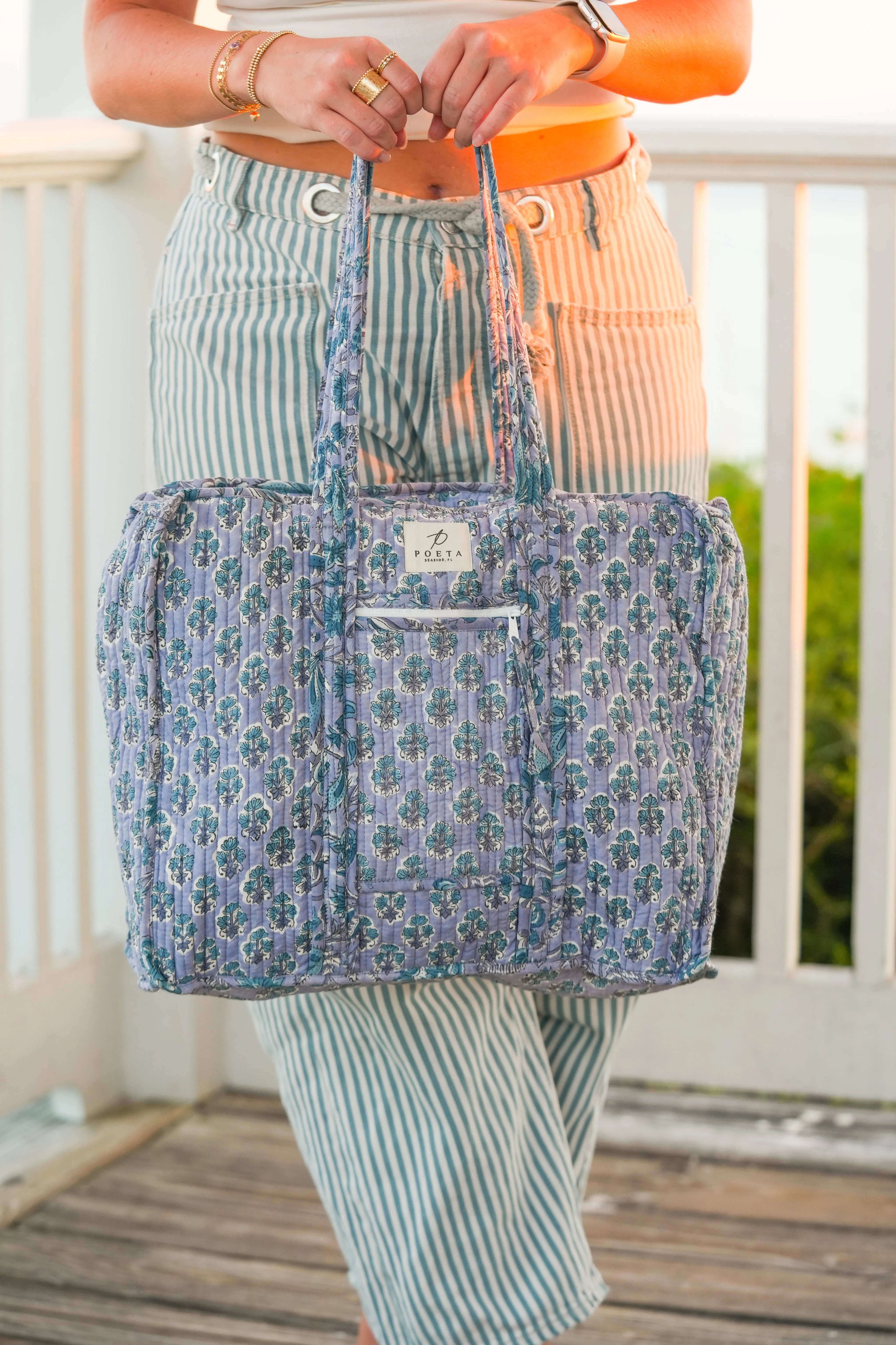 Frances Zipper Tote
