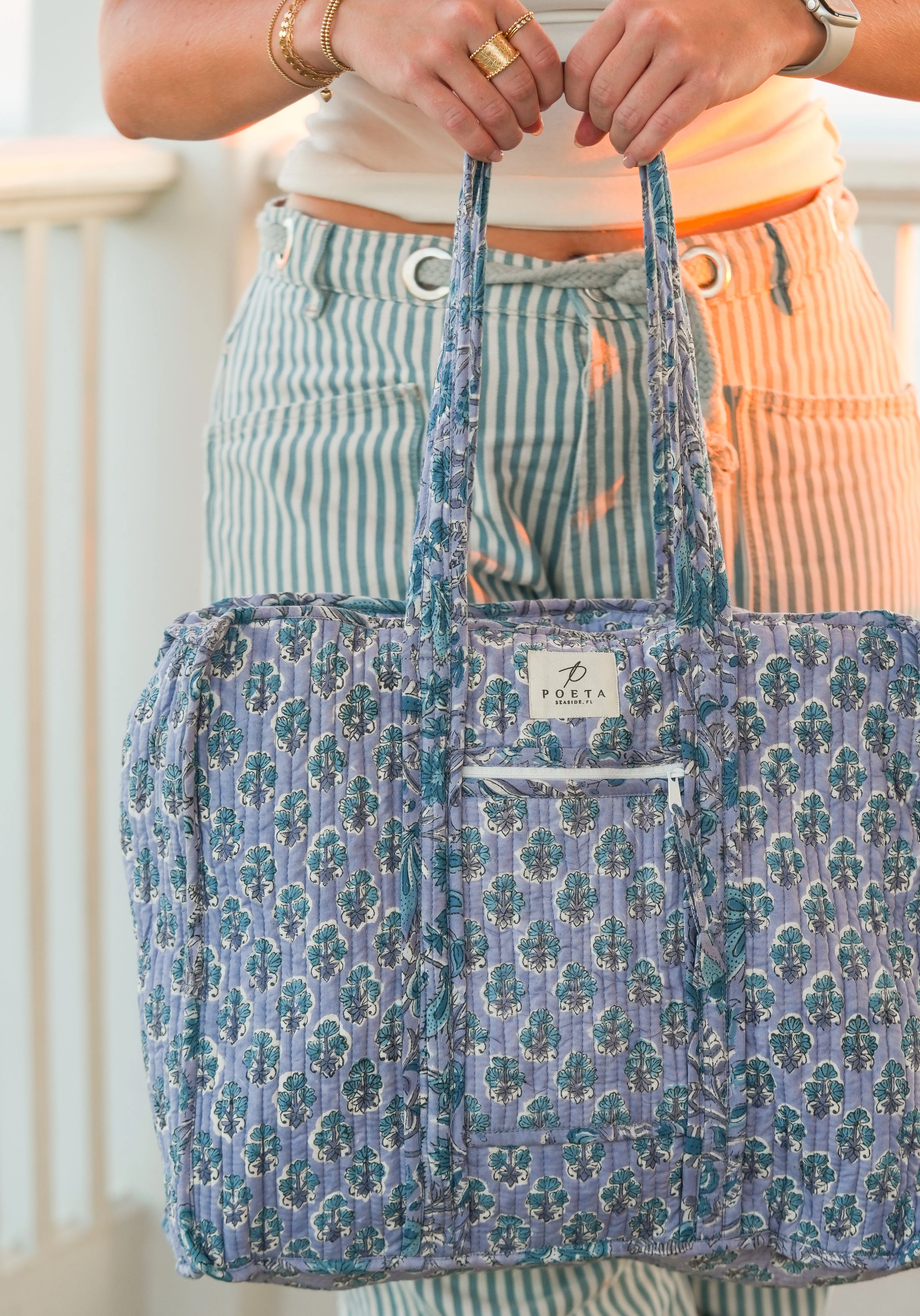 Frances Zipper Tote