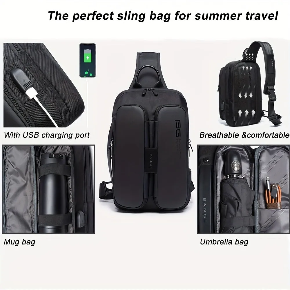 Fred | Smart Sling Backpack with USB Charging Port