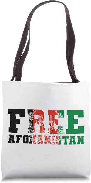 Free Afghanistan Tote Bag