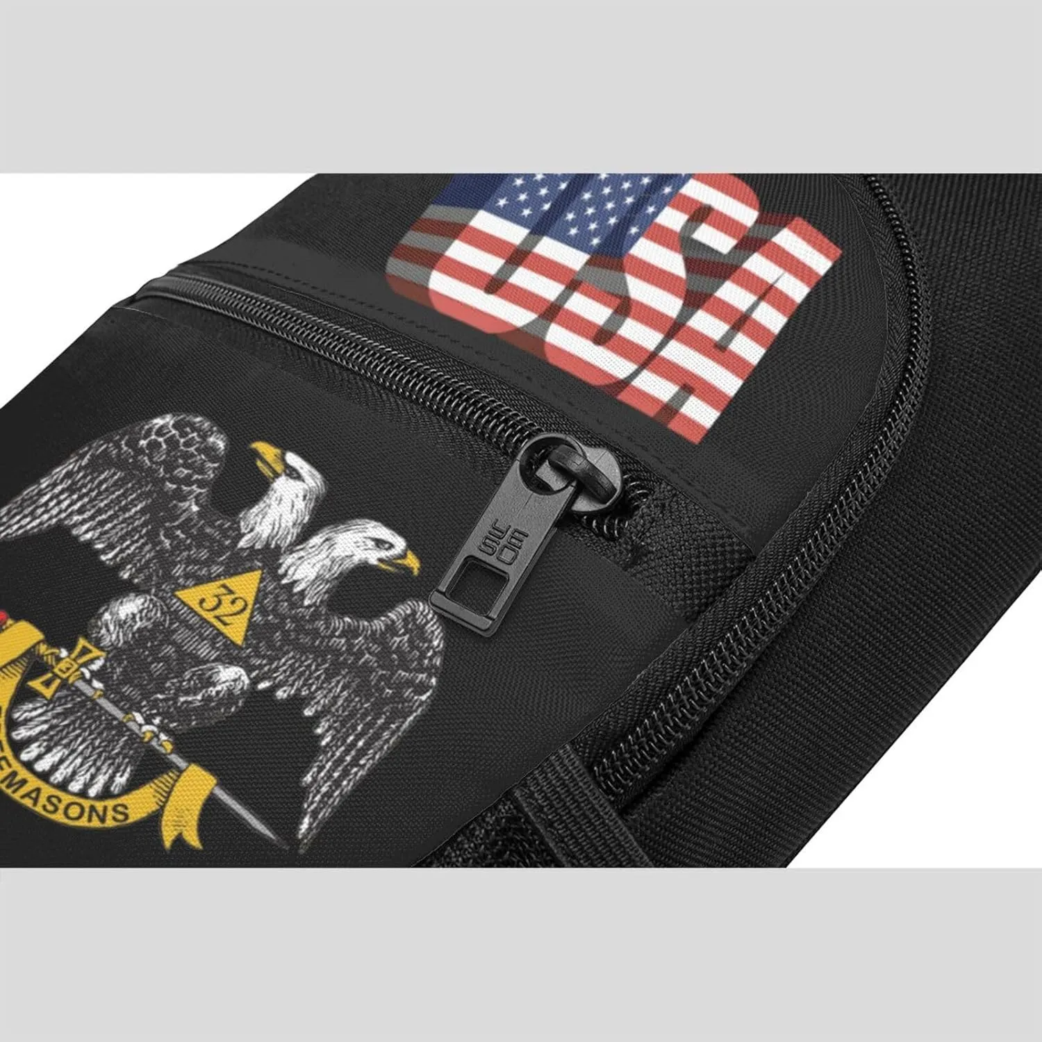 Freemasonry and Scottish Rite，Fashion One-Shoulder Bag，Anti-Theft Crossbody Shoulder Chest Bag