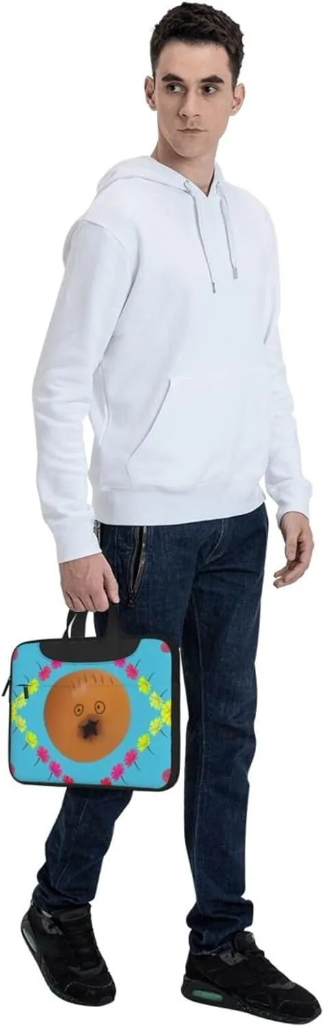 Frightened Pomegranate Laptop Shoulder Bag, Ultra Slim And Portable, With Padded Shoulder Strap And Handleã€‚