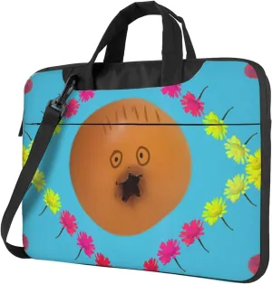 Frightened Pomegranate Laptop Shoulder Bag, Ultra Slim And Portable, With Padded Shoulder Strap And Handleã€‚