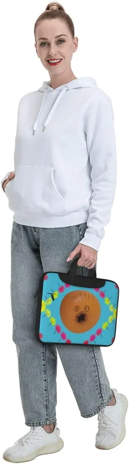 Frightened Pomegranate Laptop Shoulder Bag, Ultra Slim And Portable, With Padded Shoulder Strap And Handleã€‚